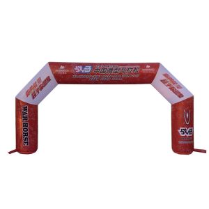 Buy cheap Customized Design Outdoor Advertising Inflatable Archway Marathon Start Finish Line Inflatable Arch from wholesalers