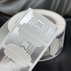 Buy cheap 860-960MHz RFID Soft Security Tag 53 X 33mm Silver Roll Customizable Chip Code from wholesalers