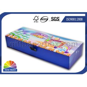 Custom Rectangle Rigid Cardboard Drawer Gift Box for Soap / Candle / Cosmetic