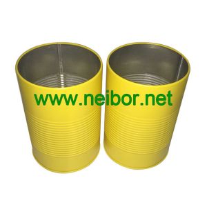 Buy cheap personalized round metal tin pen holder with raised rings from wholesalers