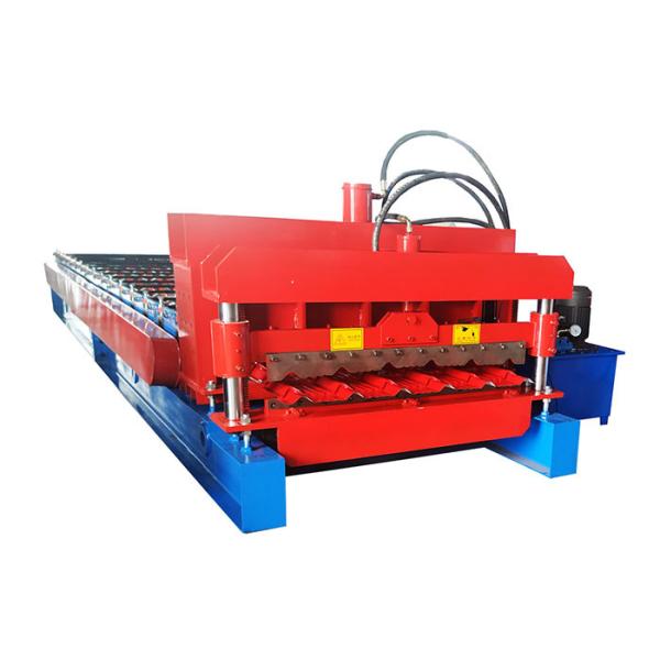 Quality Fully Automated Glazed Tile Roll Forming Machine PLC Step Tile Making Machine for sale