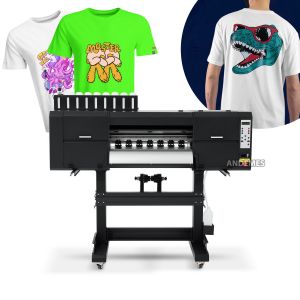 DTF A1 3 i3200 Full Set Textile Ink Printer for Heat Transfer 9 Color CMYKW FO