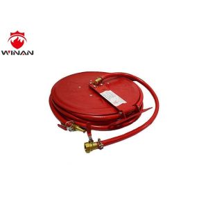 3/4" Swing Type PVC Fire Hose With Water Nozzle For Shopping Center
