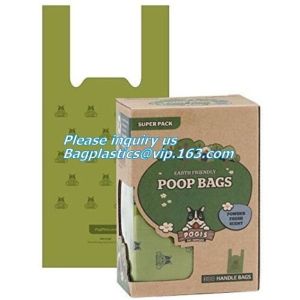 Buy cheap pet supplies products biodegradable plastic compostable pet poop bags, Eco-friendly Compostable Pet Poop Bag from wholesalers