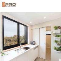 China Thermal Break Aluminum Sliding Windows With Double Glass Eco Friendly SLIDING WINDOW GRILL sliding side window nigeria for sale