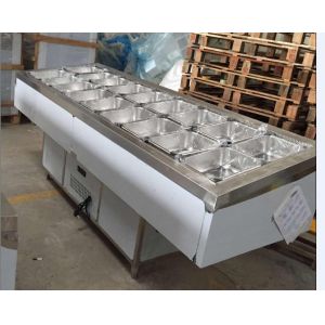 Multipurpose Sandwich Prep Table Cooler SUS201 Practical Durable