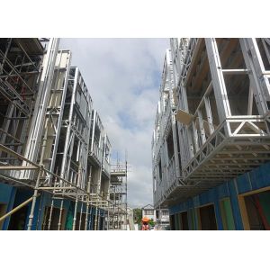 Buy cheap Light Gauge Steel Framing House Structure , Quick Installation Light Steel Frame Housing from wholesalers