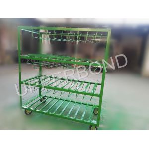 Buy cheap Cigarette Filter Rod Tray Trolley Cart Plant Pushcart Foldable from wholesalers