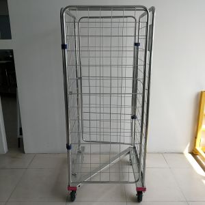 Buy cheap Warehouse Logistics Trolley Folding Rolling / Storage Pallet Container Trolley from wholesalers
