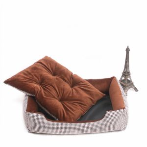 Buy cheap Rectangle Polyester Removable XL Dog Bed Plush Pet Beds from wholesalers