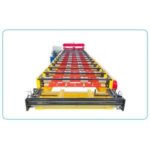 E21S Controls Sheet Metal Roll Forming Machines With Cr12 Heat Treatment Cutter