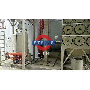 Media Sandblasting Room / Larger Sandblasting Booth with Dust Remover Lighting