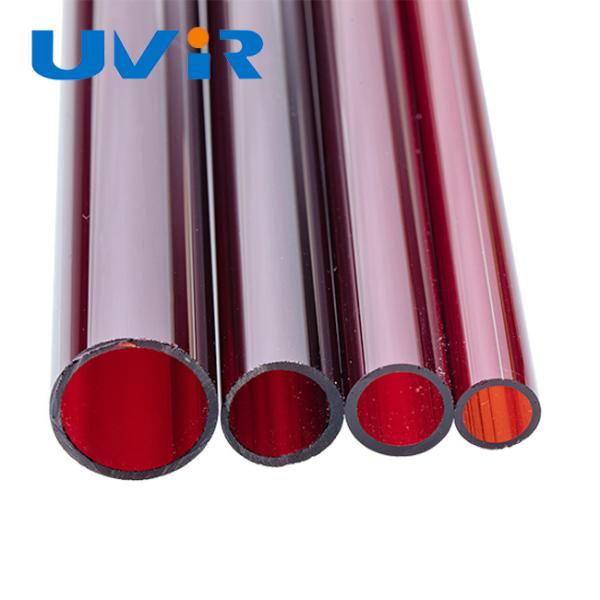 Quality Ruby Quartz Infrared Tube 10-19mm for Heat Lamps for sale