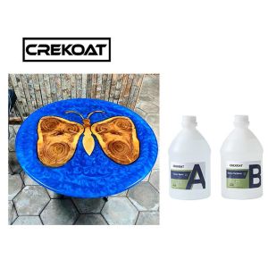 Buy cheap Tabletops Wood Epoxy Resin Crystal Clear UV Resistant Art Resin from wholesalers