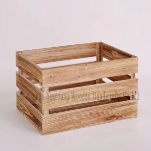 Buy cheap Decorative Nesting Wooden Crates for Storage Display Rustic Wood Decorative Storage Crates with Handle from wholesalers