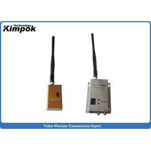 China Mini 7000mW Wireless Video Transmitter and Receiver 100km LOS for UAV / FPV / Drones on sale