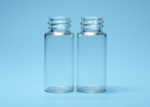 10ml Transparent Screw Thread Borosilicate Glass Vial With Plastic Cover