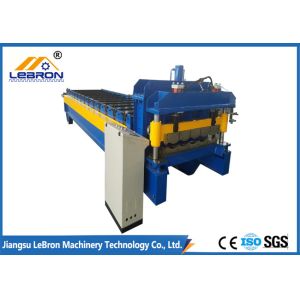 Blue color 2018 New type Color Steel Glazed Tile Roll Forming Machine made in