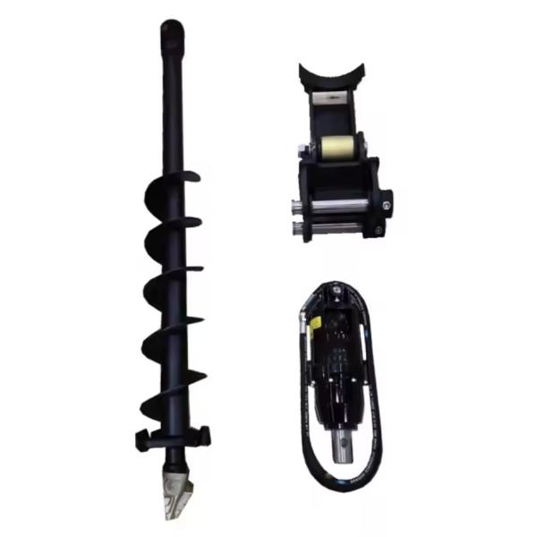 Buy cheap CE / ISO Backhoe Excavator Attachment Hydraulic Earth Auger Drill from wholesalers