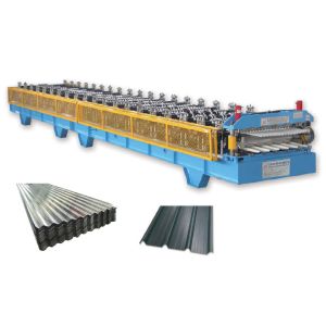 Buy cheap Double Layer Steel Structure Ribbed Panel Machine Fully Automatic Control System from wholesalers