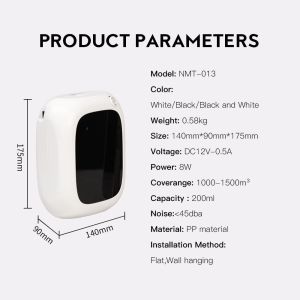 1500m³ Smart Bluetooth Aroma Diffuser Essential Oil Capacity 200ML Atomization