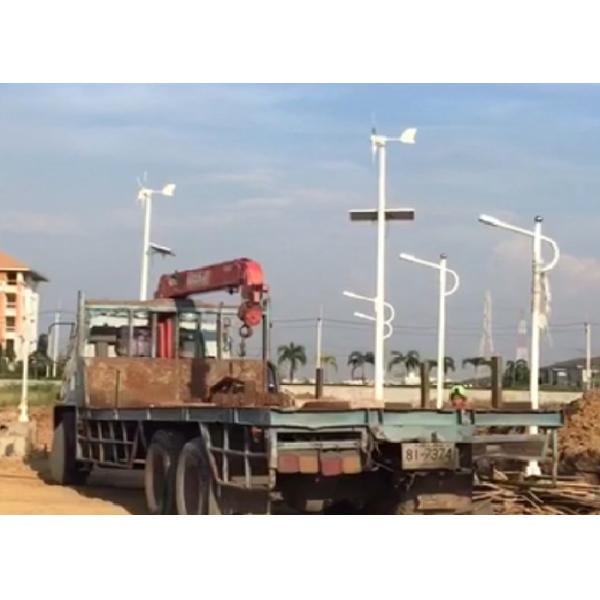 Buy cheap One Power Three Hybrid Street Light Wind Turbine And Solar Panel Power System Creat Constant Flow Of Power For The LED from wholesalers