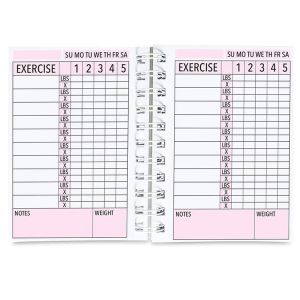 Custom Printing Hardcover Fitness Journal And Planner For Workouts