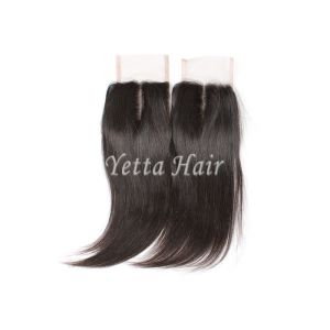Buy cheap Density 130% Hand Tied Virgin Hair Lace Closure Long Lasting With Proper Care product
