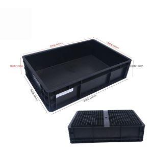 Buy cheap 600*400mm ESD Bin Box ESD Containers Esd Plastic Tool Box Black Antistatic PP Box from wholesalers