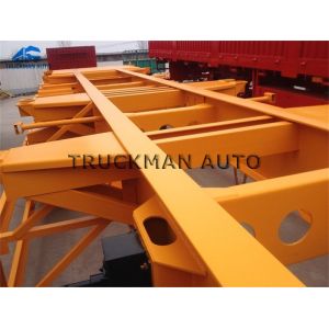 20ft 40ft Skeleton Trailer , Skeletal Container Trailer With Q345 Material