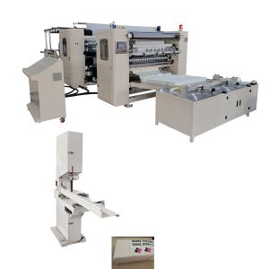 Buy cheap Interfold Drawing N Fold Hand Towel Paper Folding Machine With Easy Bagging Machine Production Line from wholesalers