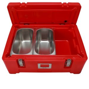 Buy cheap 30L Insulated Food Boxes GN Food Pan Transport Containers from wholesalers