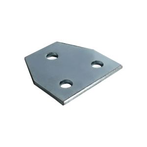 Buy cheap 4 Hole Flat Straight Strut Bracket Unistrut Bolt Nut Stamping Plate Connector L T Shaped from wholesalers
