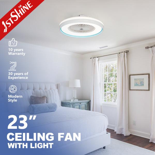 Buy cheap 110-240V/50Hz-60Hz 23 inch 360 degrees APP Control Ceiling Fan with Light and 5200lm from wholesalers