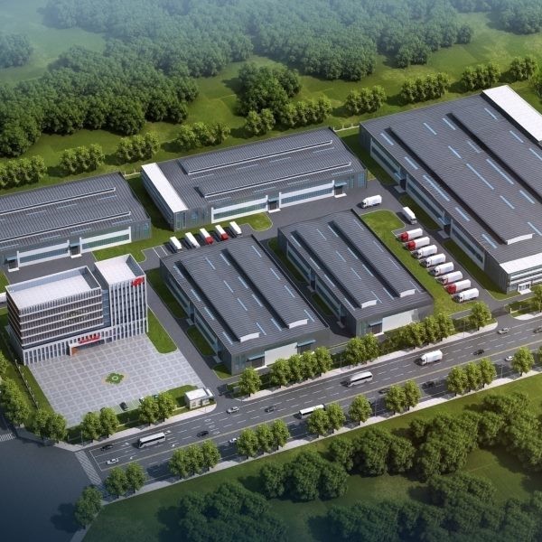 Quality Hot Rolled H-Section Steel Column Steel Structure Warehouse Windproof for sale