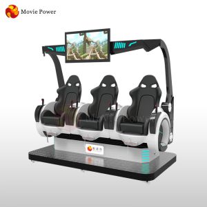 Buy cheap Coin Operated 3 Seats 9D VR Cinema Simulator Dynamic from wholesalers