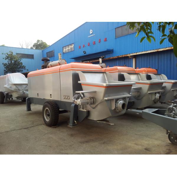Quality 110kw Mobile Hydraulic Concrete Pump Easy To Troubleshoot And Maintain for sale