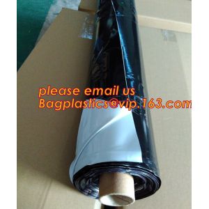 Custom biodegradable agriculture plastic mulch film,tubular roll with black