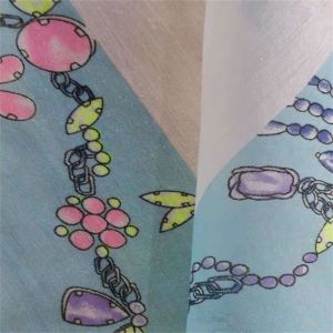 80s Women Suit Fabric Digital Printed 20d Chiffon Polyester Spandex