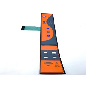 Buy cheap 3M Rear Adhesive Tactile Membrane Keyboard With Gradient Printing from wholesalers