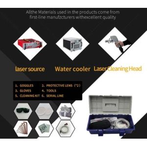 Buy cheap Portable Fiber Laser Cleaning Machine 2000W For Rust Paint Coating Paint Oil Dust Removing from wholesalers