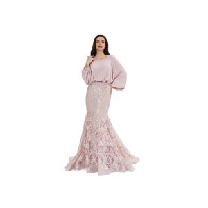 Buy cheap Soft Chiffon And Embroidery Bridal Bridesmaid Dresses With Sleeves from wholesalers