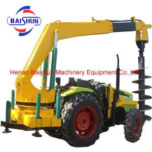 Buy cheap Oversea service pole lifting tractor pole erection machines for pole erect from wholesalers