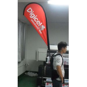 Buy cheap Backpack flying Advertising flag Banners with bag and pole from wholesalers