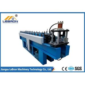 Blue color PLC Control Automatic Cable Tray Roll Forming Machine new type made