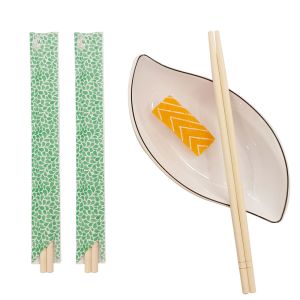 Custom Logo Round Disposable Bamboo Chopsticks for Flatware Type and Bulk Orders