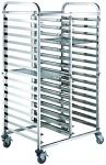 Buy cheap Mobile Commercial Hotel Equipment Bakery Tray Rack Trolley Stainless Steel Food Trolley from wholesalers