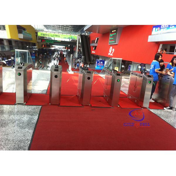 Buy cheap Fingerprint Time Attendance entrance turnstiles , Bi - directional subway turnstiles from wholesalers