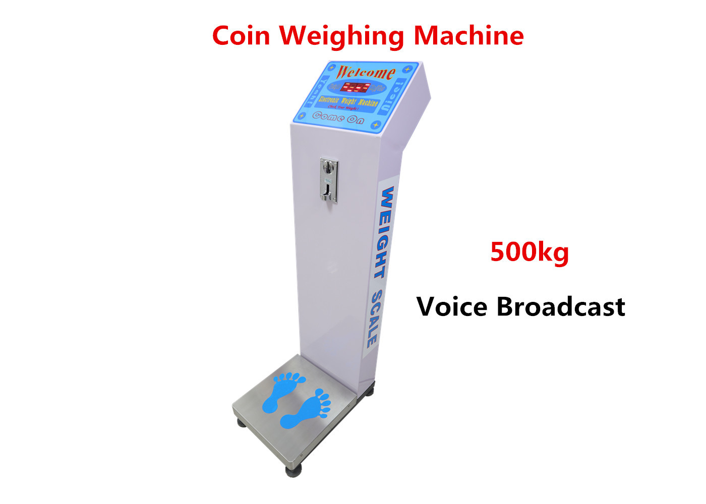 Quality Wifi Smart Coin Operated Weight Scale Machine Voice Broadcast Function for sale Buy cheap Wifi Smart Coin Operated Weight Scale Machine Voice Broadcast Function product