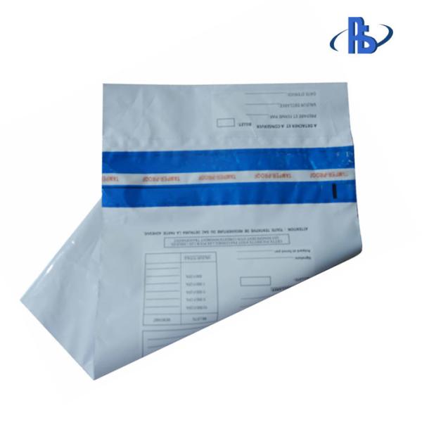Quality Recyclable Tamper Evident Plastic Bags With Self Adhesive Seal for sale